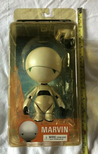 Nib Neca Hitchhikers Guide To The Galaxy Marvin Figure Toy Robot Android Htf