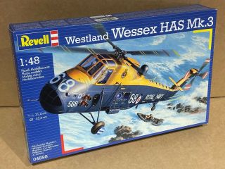 Revell 1/48 Westland Wessex Has Mk.  3,  Contents.