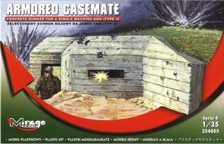 1/35 Mirage Hobby Armored Casemate Opened And Some Box Damage