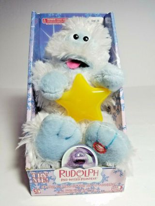 Bumble The Abominable Snowman Plush Stuffed Gemmy Rudolph Misfit Toys Hermey