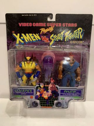 1997 Capcom Video Game Stars X - Men Vs Street Fighter Wolverine Vs Akuma 1
