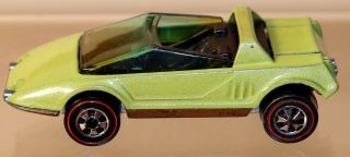 Dte 1973 Hot Wheels Redline 6974 Fluorescent Lime Green Sand Witch