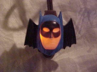 Vintage “snapit” Batman Nightlight/night Light Blue/black W/wings