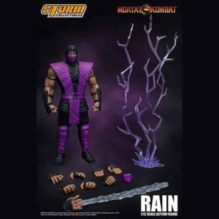Storm Collectibles Rain Mortal Kombat Nycc 2018 Exclusive Action Figure Nib