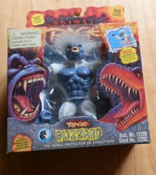 5 " Tall Blizzard Action Figure • Primal Rage • Playmates • 1994 •