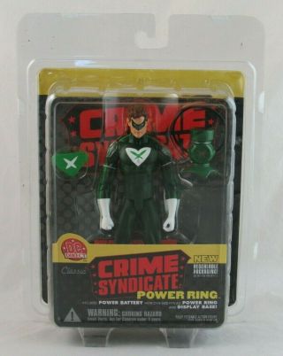 Dc Direct Crime Syndicate Power Ring Action Figure,  In Package