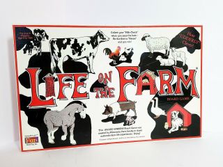 Life On The Farm Family Board Game By We R Fun Inc Complete