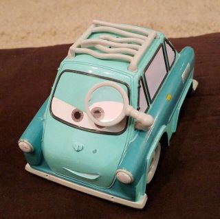 Mattel 2010 Disney Pixar Cars 2 Shake N Go Professor Zundapp 5 " Monocle