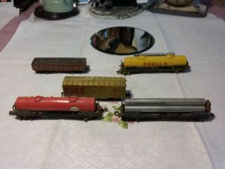 Arnold Rapido N Gauge Freight Cars 5,  2 Bachmann Vintage.  Pre Owned