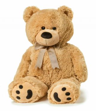 Joon Big Stuffed Teddy Bear,  Tan,  20 In,  Brown,  Oversized Large - Wonderful Gift