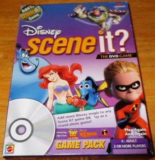 Disney Scene It Dvd Game Pack Family Trivia Cards 2006 Contents Are
