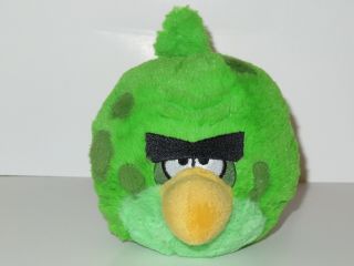 Angry Birds Plush Green Spots Big Brother Terence Green Bird 6 " No Sound Spotted