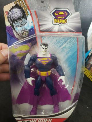 Bizarro Superman Total Heroes 6 Inch Action Figure Mattel Dc Universe (mv)