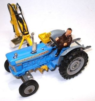 Corgi No.  74 Ford 5000 Major Tractor & Side Mounted Trencher - A/mint