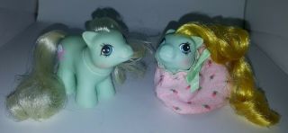 Vintage My Little Pony G1 Jangles & Tangles (baby Newborn Twin Ponies)