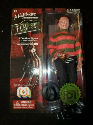 Freddy Krueger - 8 " Mego Action Figure 1501 Nightmare Elm Street - Brown Glove
