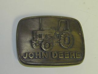 John Deere Belt Buckle W/utility Tractor.  Late 80 