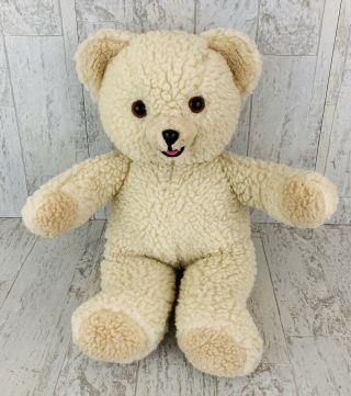 Snuggle Bear Plush Stuffed Toy 15 " Tall Vintage 1985 Lever Brothers Russ B