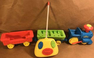 1996 Tyco Sesame Street Elmo Radio Control Railroad Train Set [for Parts]