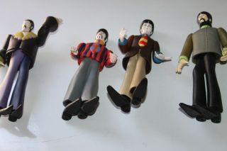 Mcfarlane Series 1 - The Beatles Yellow Submarine Four Figure Set - 1999 Hj1