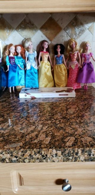 Disney Princesses Dolls Set Of 7
