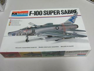 Vintage - 1/48,  1:48,  Monogram - F - 100 Sabre - (1980)