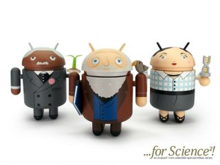 Android Mini Collectible 2016 Special Ed.  -.  For Science Series 2 (set Of 3)