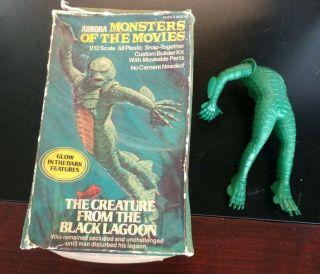 Vintage Aurora Monsters Of The Movies 653 Creature From The Black Lagoon W/box