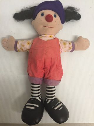 1995 Big Comfy Couch Loonette Clown Molly 20 " Plush Doll Vintage