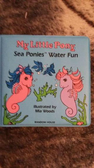 Vintage 1985 My Little Pony Bath Books