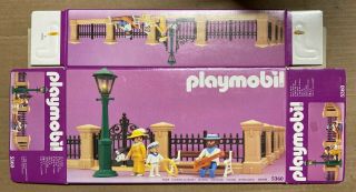 Open Box Only - Playmobil 5360 Victorian Park Fence Gate - Empty Box