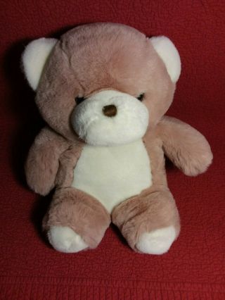 Vintage 15 " Amc Best Friends Dusty Pink Teddy Bear Plush Stuffed Animal 1982