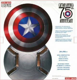 Marvel Legends Captain America 75th Anniversary Avengers Shield Alloy Metal 2