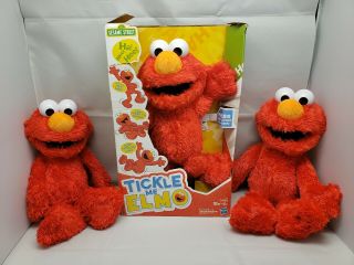 Playskool Friends Hasbro Sesame Street Tickle Me Elmo Plush Stuffed Toy.