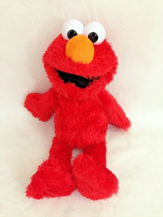 Sesame Street Tickle Me Elmo Laughing Talking Stuffed Plush Animal Toy 15 " C0923