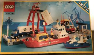 Lego - 6542 – Launch And Load Seaport - 100 Complete - Box & Instructions