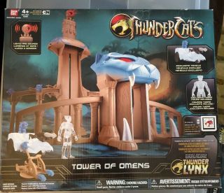 2011 Bandai Thundercats Tower Of Omens With Exclusive Tygra Figure Bx6