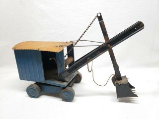 Vintage Early Steelcraft / Buddy L / Marx / Tonka Shovel Excavator Digger Toy