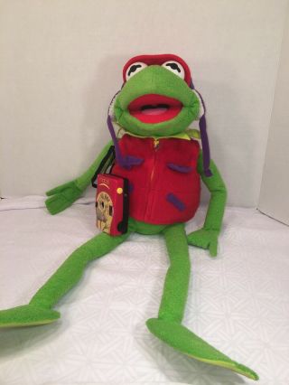 Vguc - 20” 2002 Macy’s Kermit The Frog Plush Toy Frog - Tographer Camera