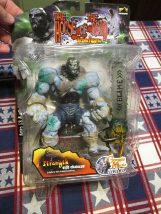 1998 Sega Dreamcast House Of The Dead Strength Chainsaw Figure Limited Rare?