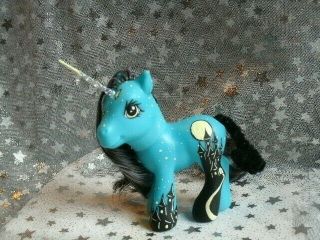 My Little Pony Medieval OOAK custom MLP G3 horse doll Glow in the Dark unicorn 2