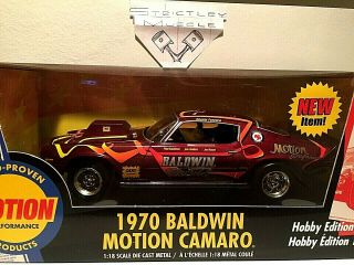 1/18 Scale 1970 Chevrolet Camaro " Baldwin Motion " Coupe - Dennis Ferrara - Red/black