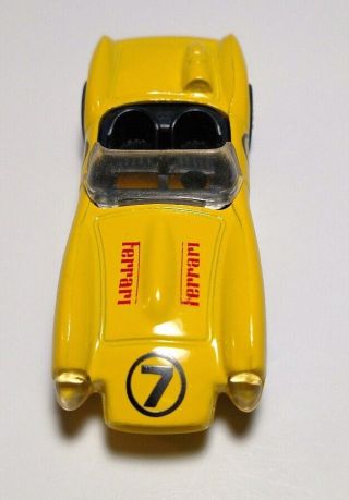 Vintage Hot Wheels Classic Ferrari 250 Yellow 7 Racecar 1/64 Diecast 3