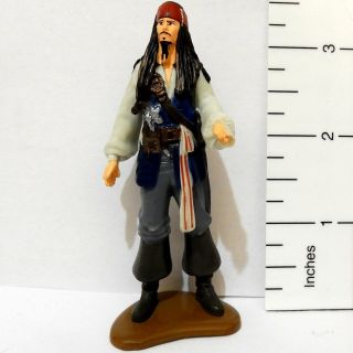 Captain Jack Sparrow Pirates Of The Caribbean Decopac Cake Topper Action Figure