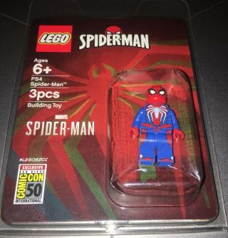 Lego Sdcc 2016 Exclusive Spiderman Mini - Figure Ps4 1/1500 Rare
