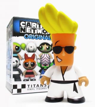 Titans Cartoon Network Originals - Johnny Bravo 3 " Vinyl Action Figure Series