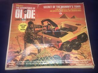 Vintage Gi Joe Secret Of The Mummys Tomb Adventure Team Box Cond Nr