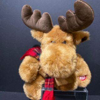 Dan Dee Animated Singing Moose Grandma Got Run Over By Reindeer Christmas Plush