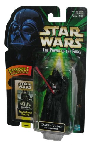 Star Wars Power Of The Force Green Card Flashback Darth Vader Figure