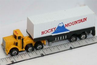 Micro Machines Size Funrise Semi Box Rocky Mountain Loose